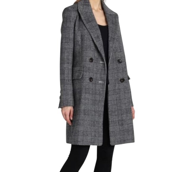 Avec Les Filles classic double-breasted coat - Picture 1 of 16